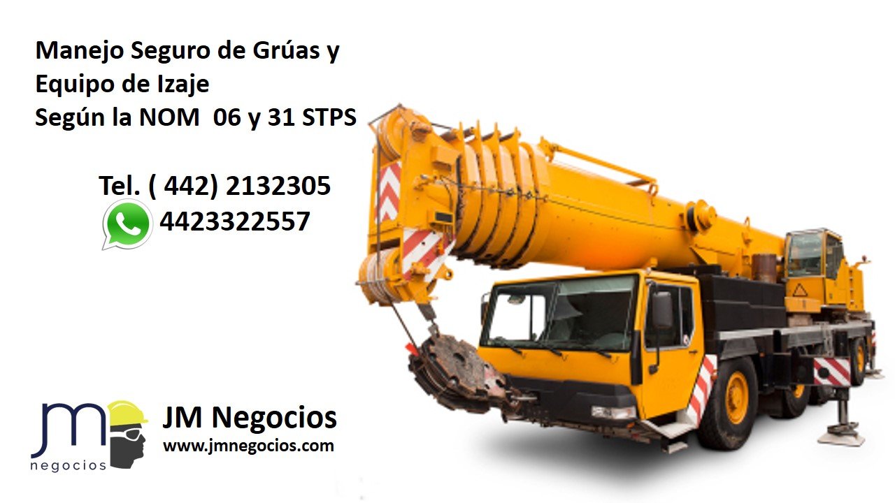 Manejo Seguro de Grúas y Equipo de Izaje