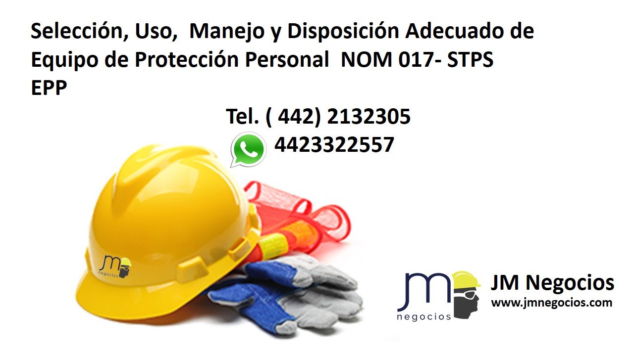 Curso NOM-017-STPS-2008